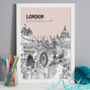 Personalised London Print, thumbnail 6 of 10