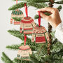 Personalised Christmas Jumper Bauble Set, thumbnail 1 of 4