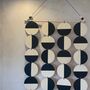 Black Modern Geometric Contemporary Wall Hanging, thumbnail 5 of 9