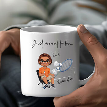 Custom Badminton Mug – Funny Gift For Him, 6 of 9