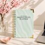 Green A5 Undated Time Block Daily Productivity Planner, thumbnail 1 of 5