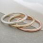 9ct Gold Halo Ring. Stackable Ring, thumbnail 9 of 10