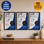 Personalised Birth Year Print Birthday Gift For Cardiff City Fans, thumbnail 1 of 11