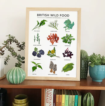 'British Wild Food' Print, 2 of 4