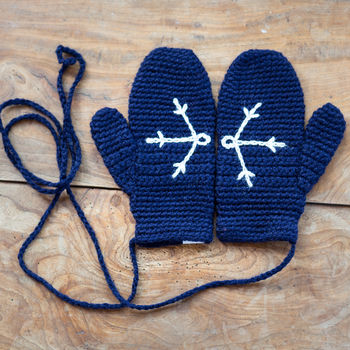 Snowflake Slipper Socks In Chunky Crochet, 11 of 12