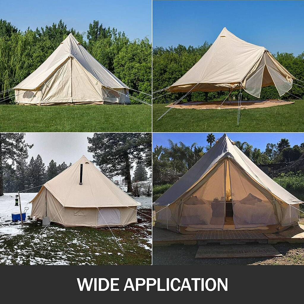Glamping/Camping Tent With Stove Hole On Roof By Air Armor