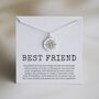 Best Friend Gift Idea, Compass Travel Necklace, thumbnail 1 of 8