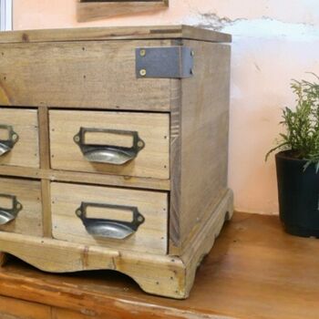 Apothecary Pine Display Case, 2 of 4