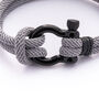 Noir Rope Bracelet, thumbnail 6 of 8