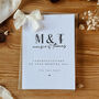 Personalised Floral Wedding Day Card For The Newly Weds, thumbnail 3 of 4