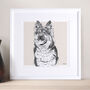 Personalised Pet Dog Lover Portrait, thumbnail 3 of 12