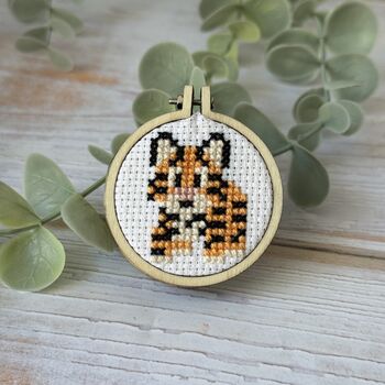 You're Grrreat! Mini Matchbox Cross Stitch Kit, 6 of 6