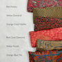 Handmade Sari Fabric Weighted Aromatherapy Eye Pillow, thumbnail 5 of 12