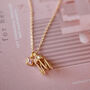 Jellyfish Birthstone Charm Necklace, thumbnail 8 of 12