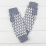 Arrow Knitted Fingerless Mitts, thumbnail 3 of 7