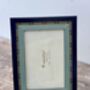 Natalini Blue And Turquoise Patterned Photo Frame, thumbnail 2 of 3