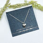 Sterling Silver Heart Necklace, thumbnail 1 of 12