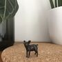Miniature Bronze Pig Sculpture 8th Anniversary Gift, thumbnail 6 of 11