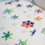 Luxury Snowflake Christmas Wrapping Paper Gift Tag Set, thumbnail 6 of 8