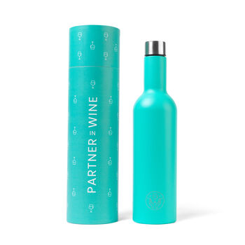 Turquoise Insulated Wine Bottle, 6 of 9