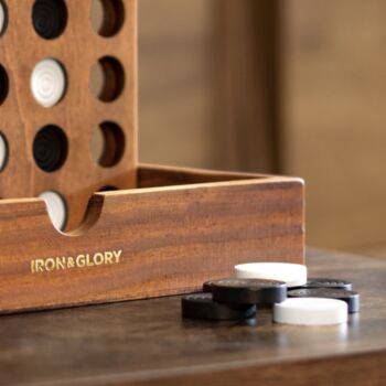 Luxury Personalised Wooden Four In A Row, 6 of 8