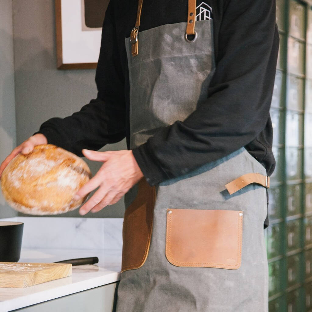 Canvas And Leather Apron By All Things Brighton Beautiful
