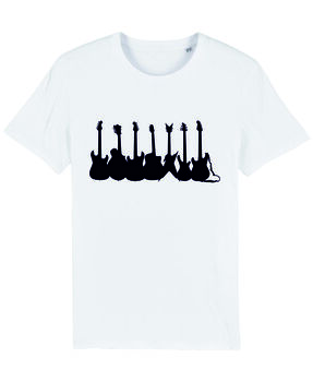 Guitars Silhouettes T Shirt, 7 of 7