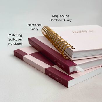 Personalised 2026 Spiral Diary With Monthly And Weekly Layout, 7 of 10