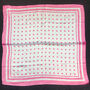 Pink And White Polka Dot Silky Scarf, thumbnail 4 of 4