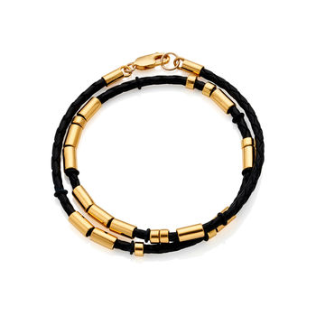 Men's Gold Vermeil Personalised Morse Code Bracelet, 5 of 8