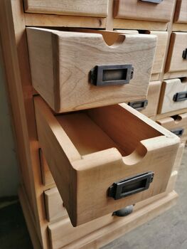 Handmade Reclaimed Wooden Apothecary Cabinet, 4 of 5