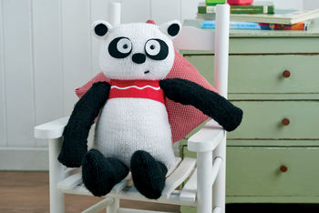 Big Panda Bear Knitting Kit, 2 of 2