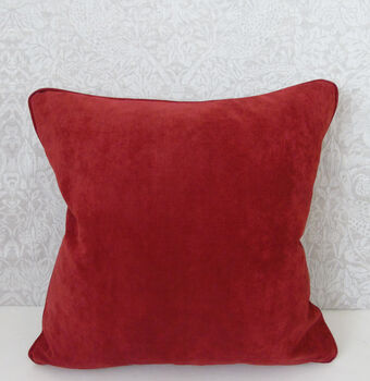 Red Strawberry Thief William Morris 18' Cushion Cover, 5 of 5