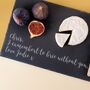 Personalised Slate Cheese Board Placemat, thumbnail 2 of 2
