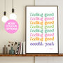 Feeling Good Print Three Colour Options, thumbnail 1 of 12