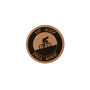Round Cork Coaster 'Eat Sleep Cycle Repeat' | Homeware | Tableware | Cycling | Cyclist | Bike Rider Gift, thumbnail 2 of 3