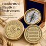 Personalised 100 Year Brass Calendar Compass, thumbnail 8 of 12