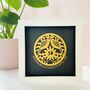 Framed Golden Wedding Personalised Paper Cut, thumbnail 1 of 11