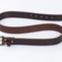 Handmade Belt Men's English Leather Belt Brown 35mm Wide, thumbnail 7 of 10