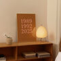 Personalised Family Birth Year Print, thumbnail 6 of 12