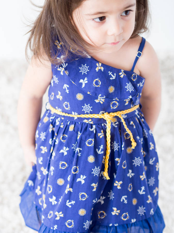 Marine Themed Baby Girl Dress By Tuta Kids