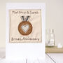 Personalised Bronze Medal 8th Or 19th Anniversary Card, thumbnail 1 of 12