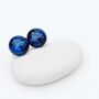 Sapphire Blue Stud Earrings For Birthdays, thumbnail 4 of 9