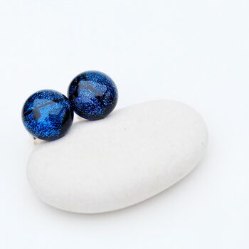 Sapphire Blue Stud Earrings For Birthdays, 4 of 9