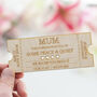 Personalised Mother's Day Treat Ticket, thumbnail 5 of 5