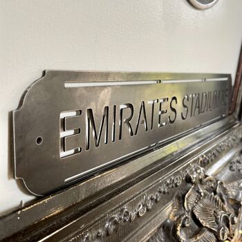 ‘Emirates Stadium N5’ Arsenal Football Street Sign, 7 of 10