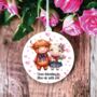 Personalised Highland Cow Couple Decoration A, thumbnail 1 of 2