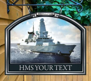 Sailors Arms Personalised Pub Sign/Bar Sign/Man Cave, 4 of 7
