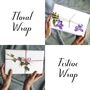 Soft Wool Scarf Personalised Birthday Flower Gift, thumbnail 5 of 6