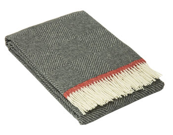 Hampton Merino Wool Throw Blanket, 9 of 10